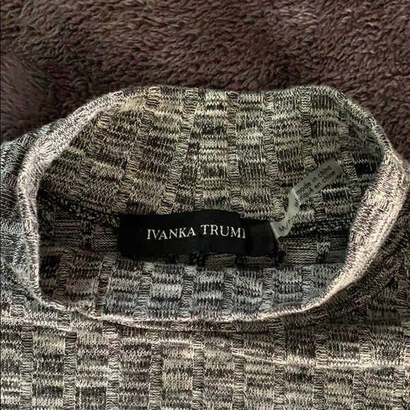 New with Tag Ivanka Trump Gray Sweater Dress Med - Picture 4 of 4